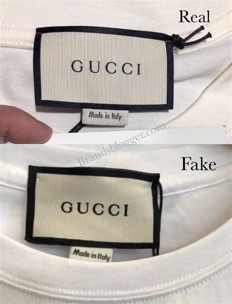 gucci shirt fake free shipping|how to check gucci t shirt.